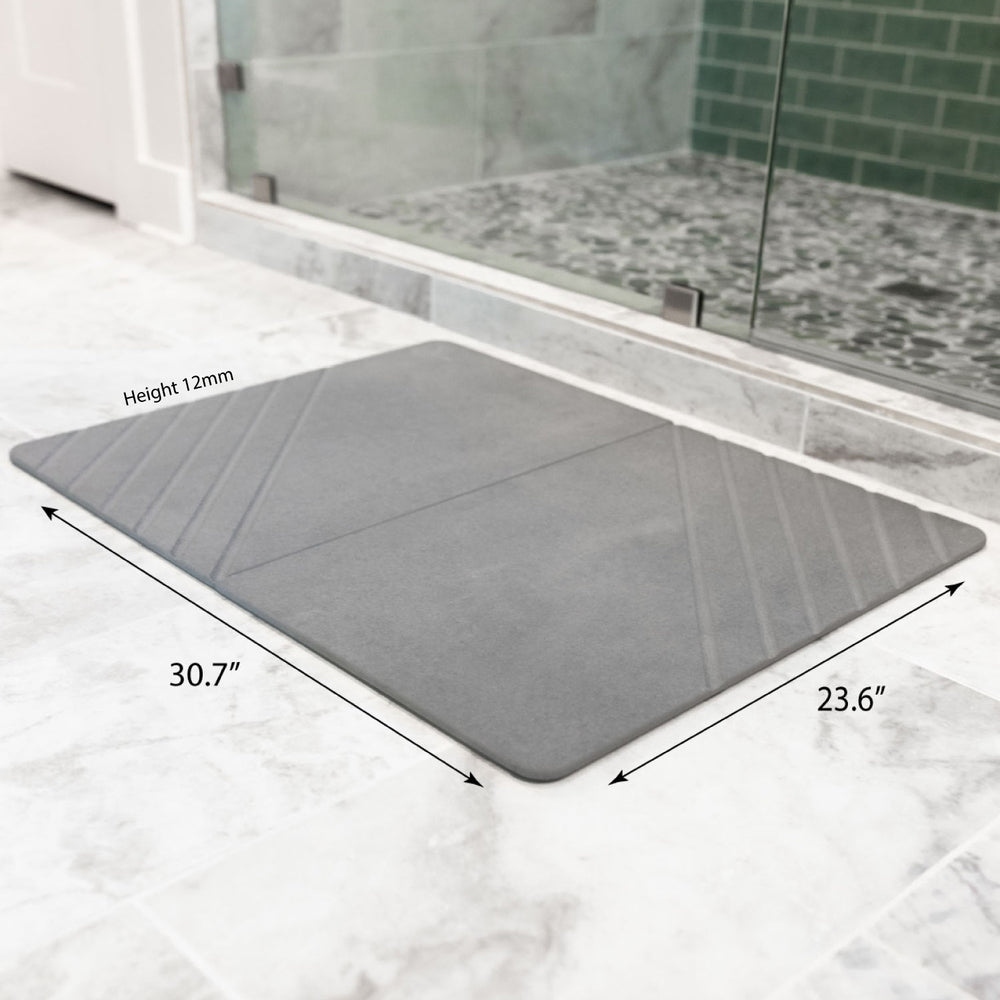 
                  
                    Bath Stone Mat - Large - Dark Gray
                  
                